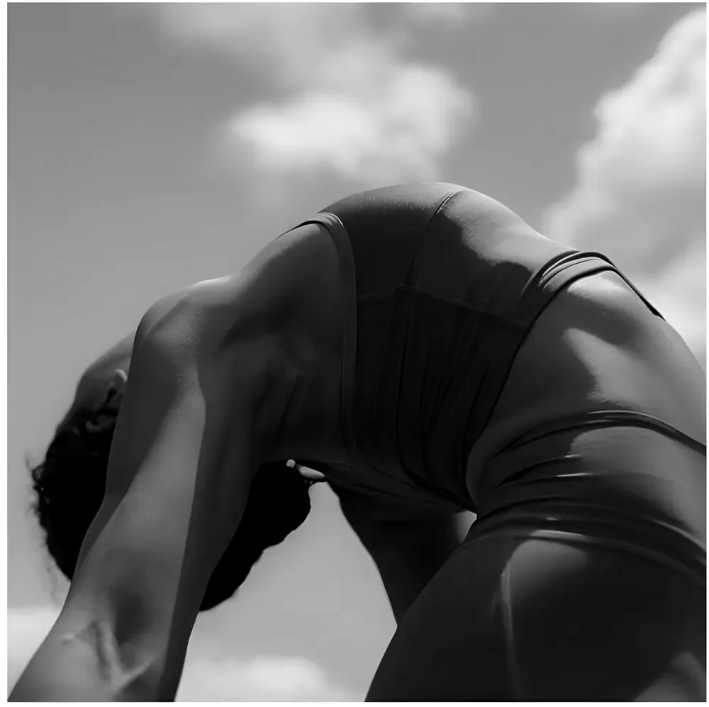 Posture d'équilibre vers le ciel